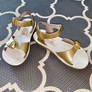 Salt Water Sun-San Surfer sandal - Gold, size 12